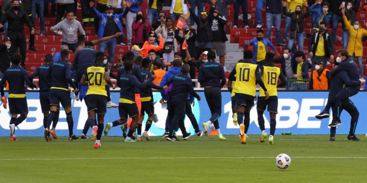 Ecuador termina el 2021 en el puesto 55 del ránking FIFA