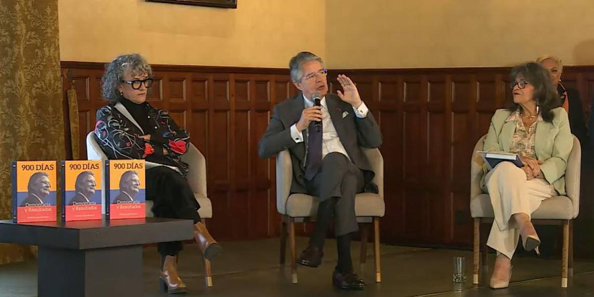 Lasso presenta su libro '900 días: Democracia y Resultados' en el Palacio de Carondelet