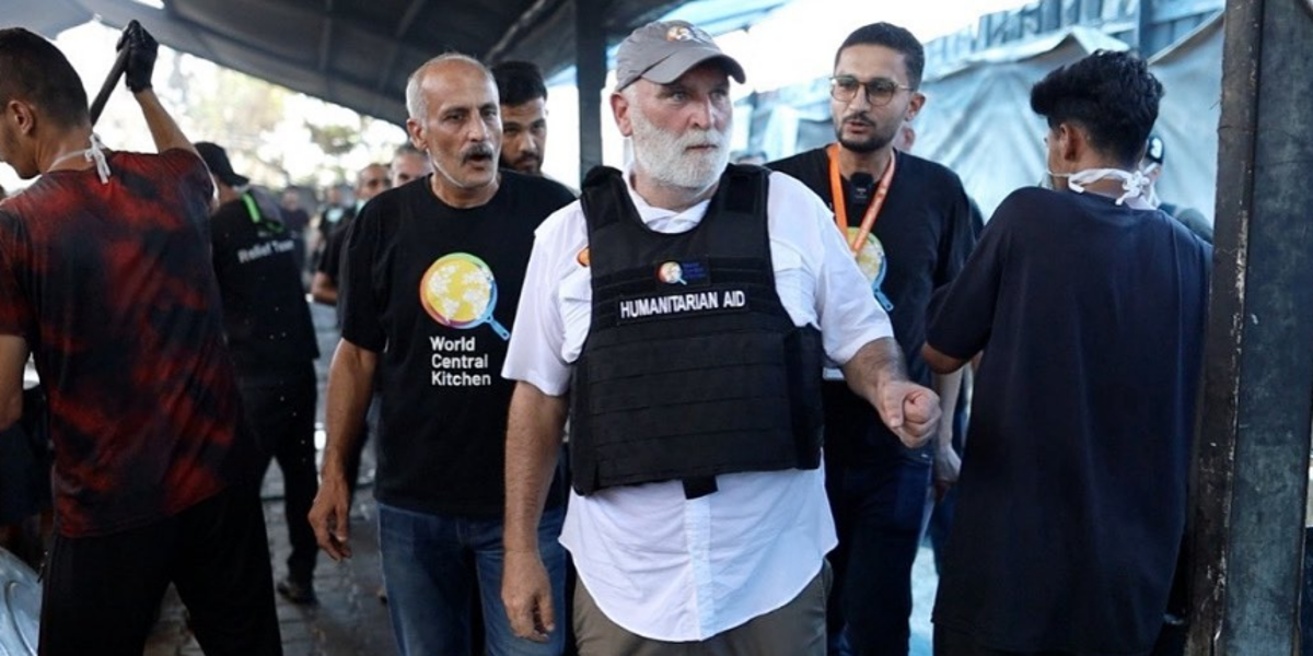 El chef José Andrés en Gaza e Israel por una misión humanitaria para aumentar la producción de comida