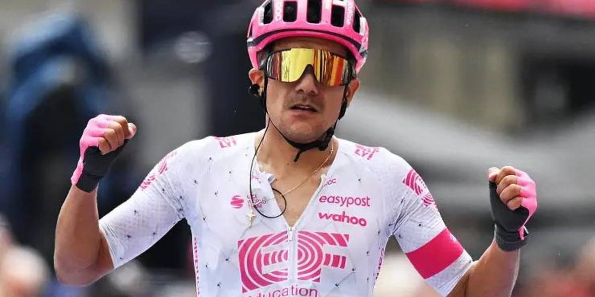 Richard Carapaz resiste y sigue sexto en la general tras la etapa 13 del Giro de Italia