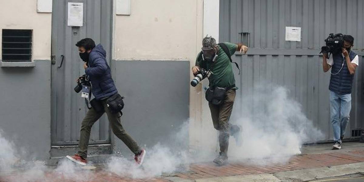 La tensión entre el Gobierno y la prensa se incrementó durante el paro nacional