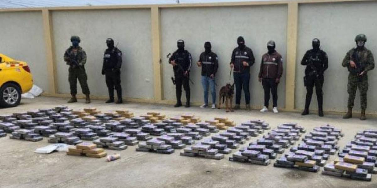 Tres hombres fueron detenidos por tráfico de drogas a gran escala en Santa Elena