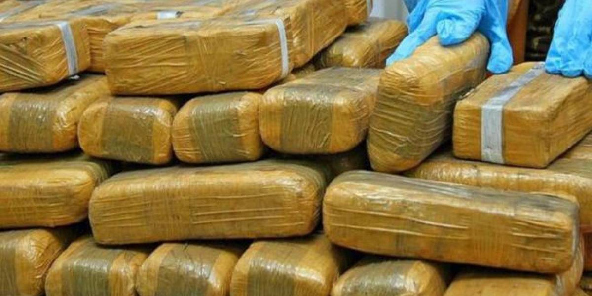 Policía recuperó las casi tres toneladas de droga robadas en Napo. Hay cuatro detenidos que afrontarían 7 años de cárcel