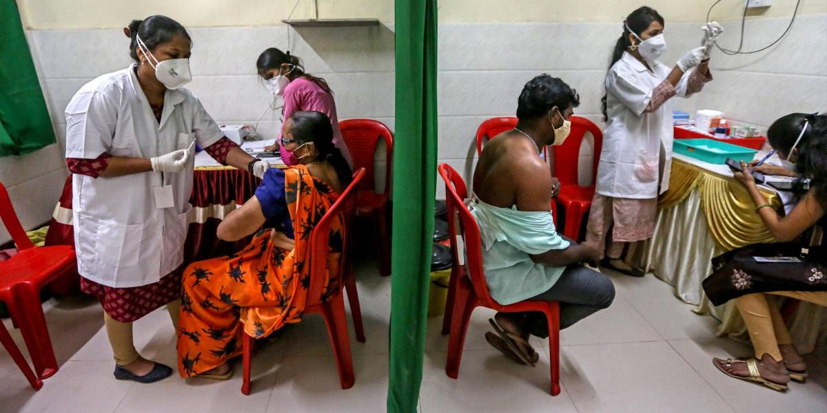 India marca récord de vacunación con 8 millones de dosis en una jornada
