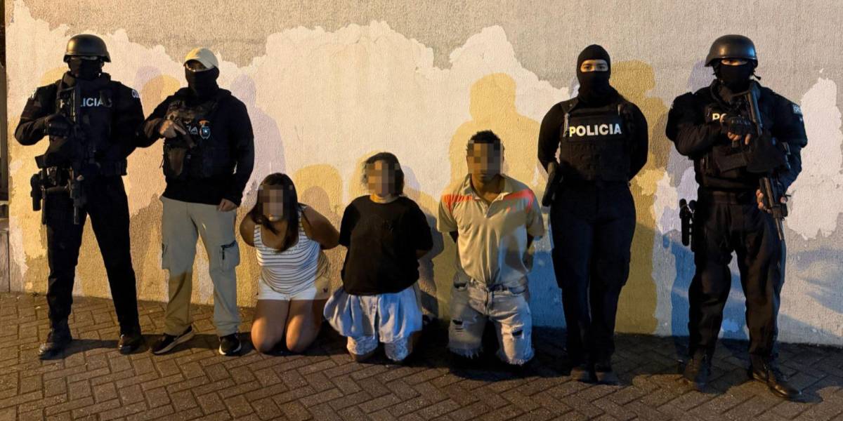 Tres extorsionadores de una profesora de Guayaquil fueron capturados