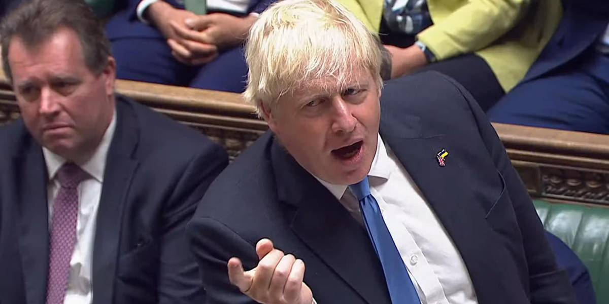 Boris Johnson se despide del Parlamento británico con un hasta la vista, baby