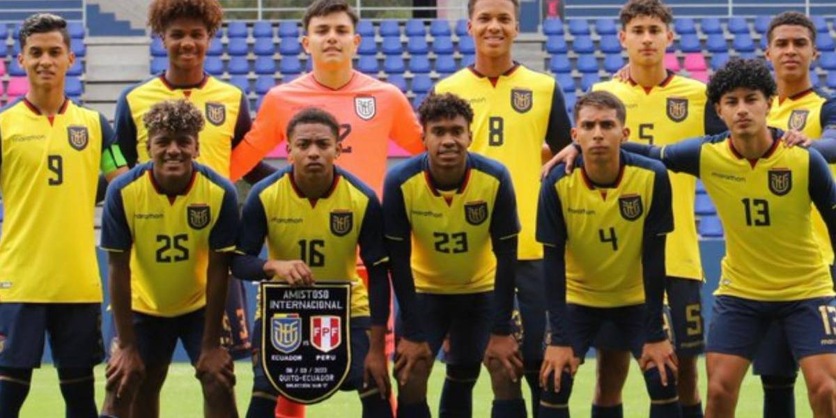 Sudamericano sub 17: Ecuador tendría lista su alineación para debutar contra Brasil que llega sin dos figuras
