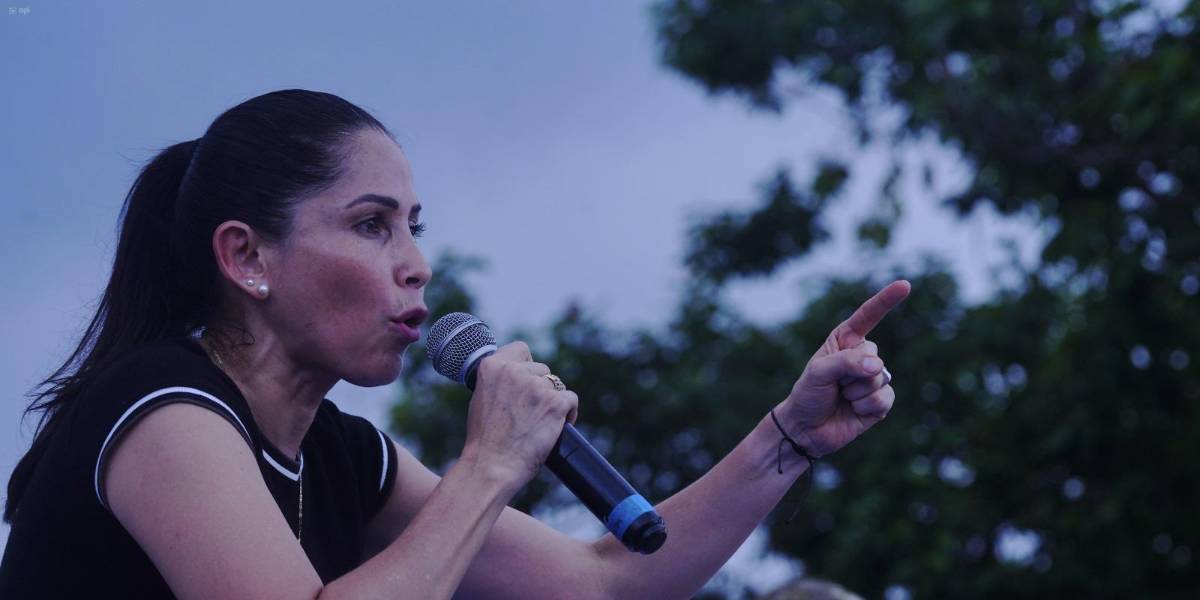 Luisa González fue denunciada ante el TCE por violencia política de género, ante declaraciones contra presidenta de ADN