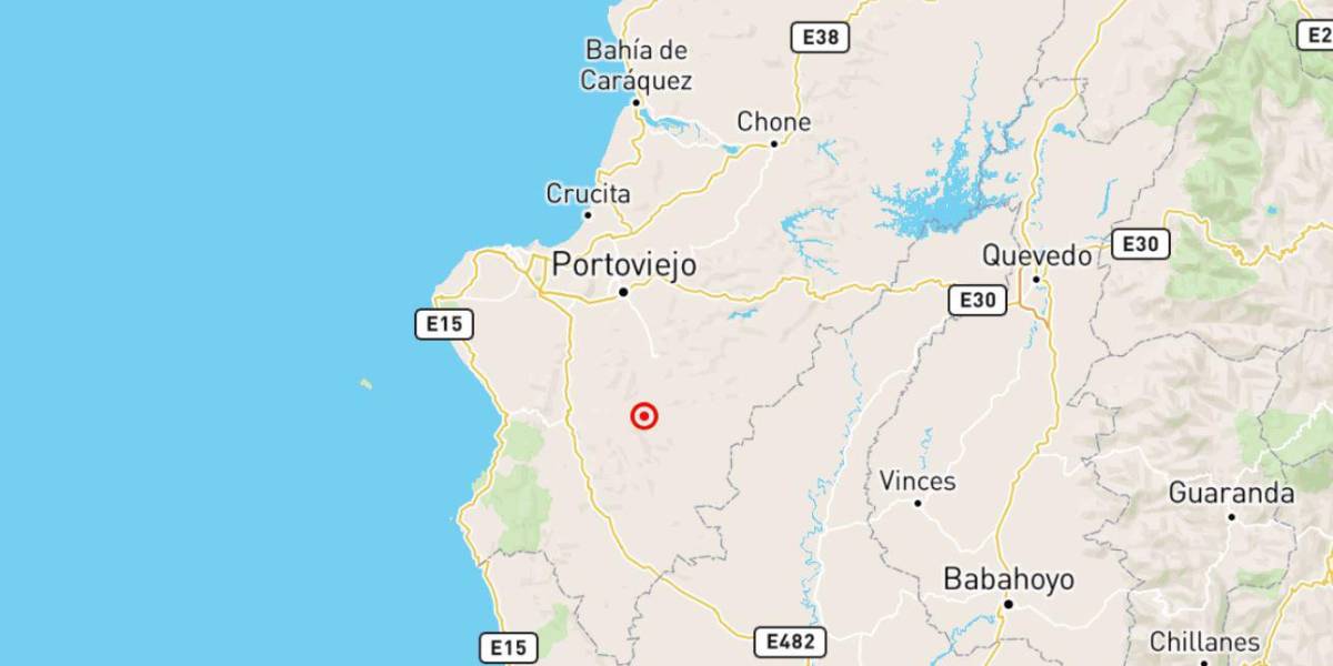 Un sismo se registró en Santa Ana, Manabí, la madrugada de este 28 de abril