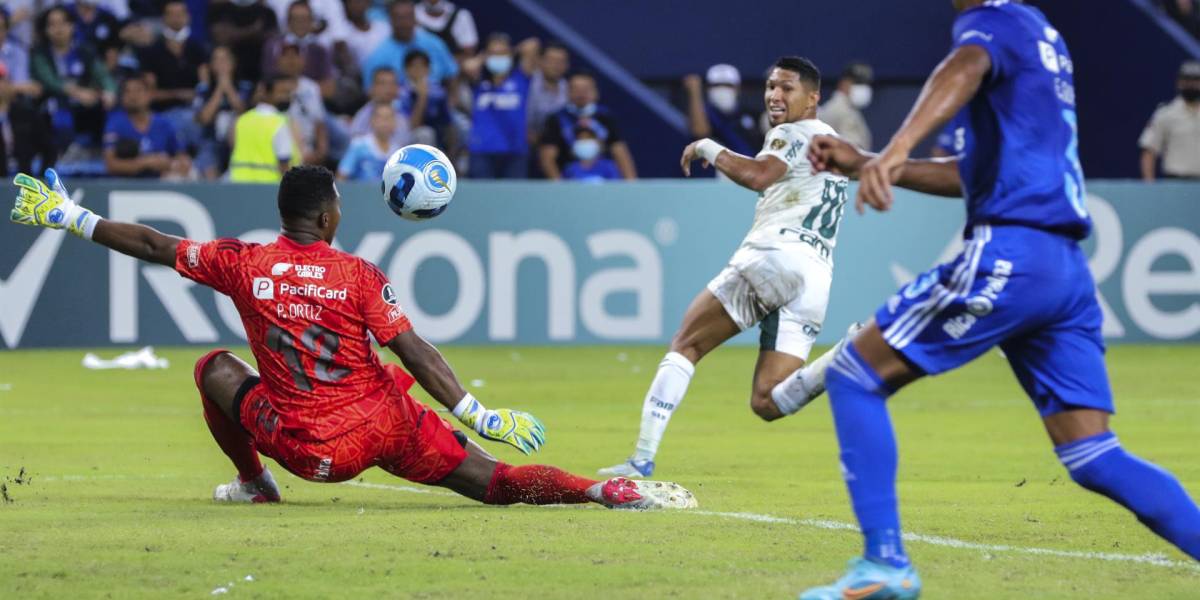 Palmeiras doblega a Emelec en el Capwell y lo complica en la Copa Libertadores