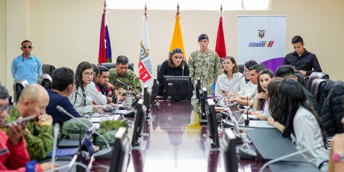 María José Pinto lideró reuniones en Ibarra y Quito en el contexto del paro nacional
