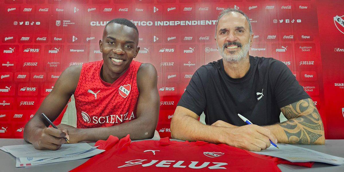 Así anunció Independiente de Avellaneda la llegada de Jhonny Quiñónez