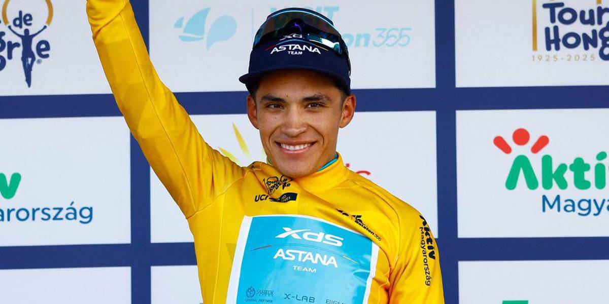 El ecuatoriano Martín López renovó con el Astana hasta 2027