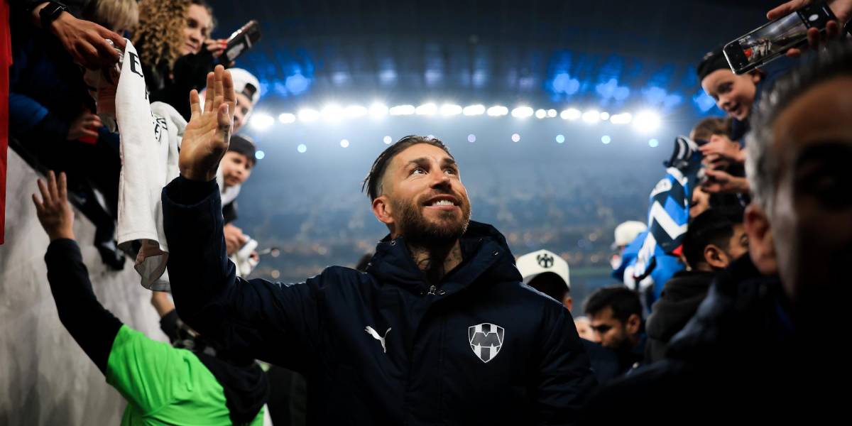 Sergio Ramos debutó en la Liga MX con la camiseta de Monterrey