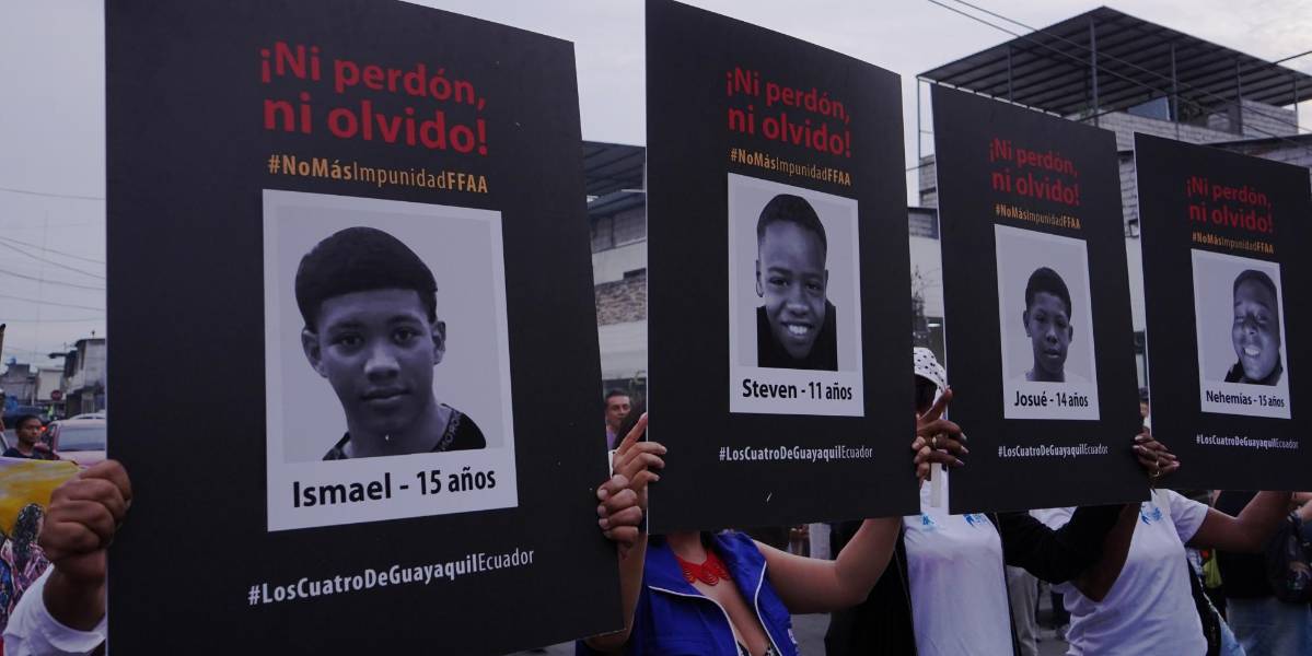 Un parque de Guayaquil se llamará 'Los cuatro niños de Las Malvinas'