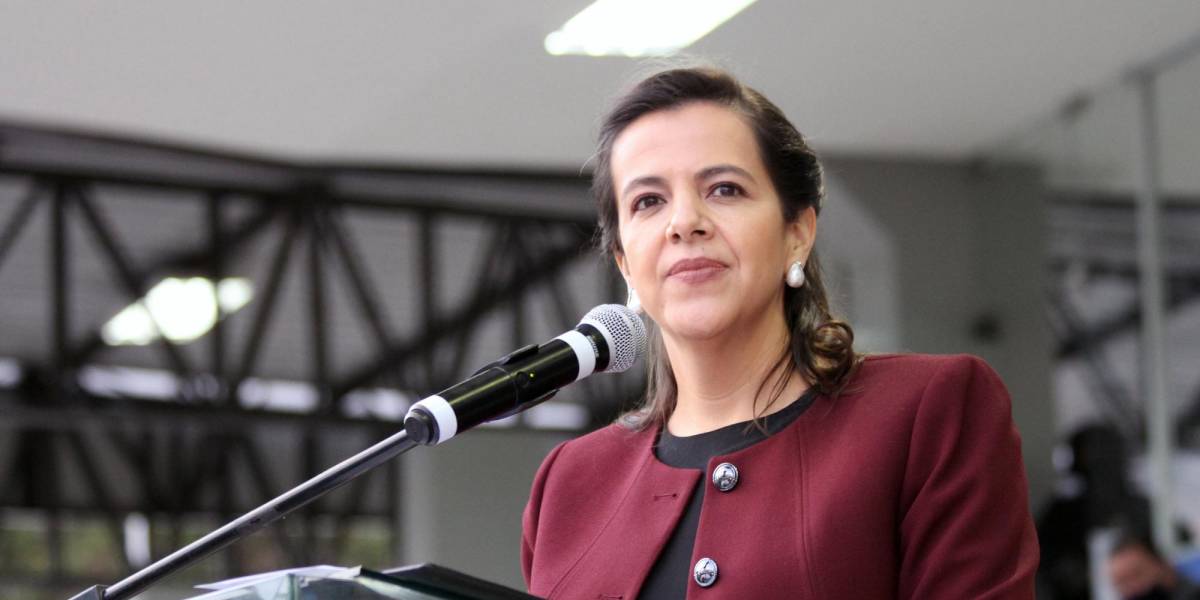 María Paula Romo en una foto de octubre 2020.