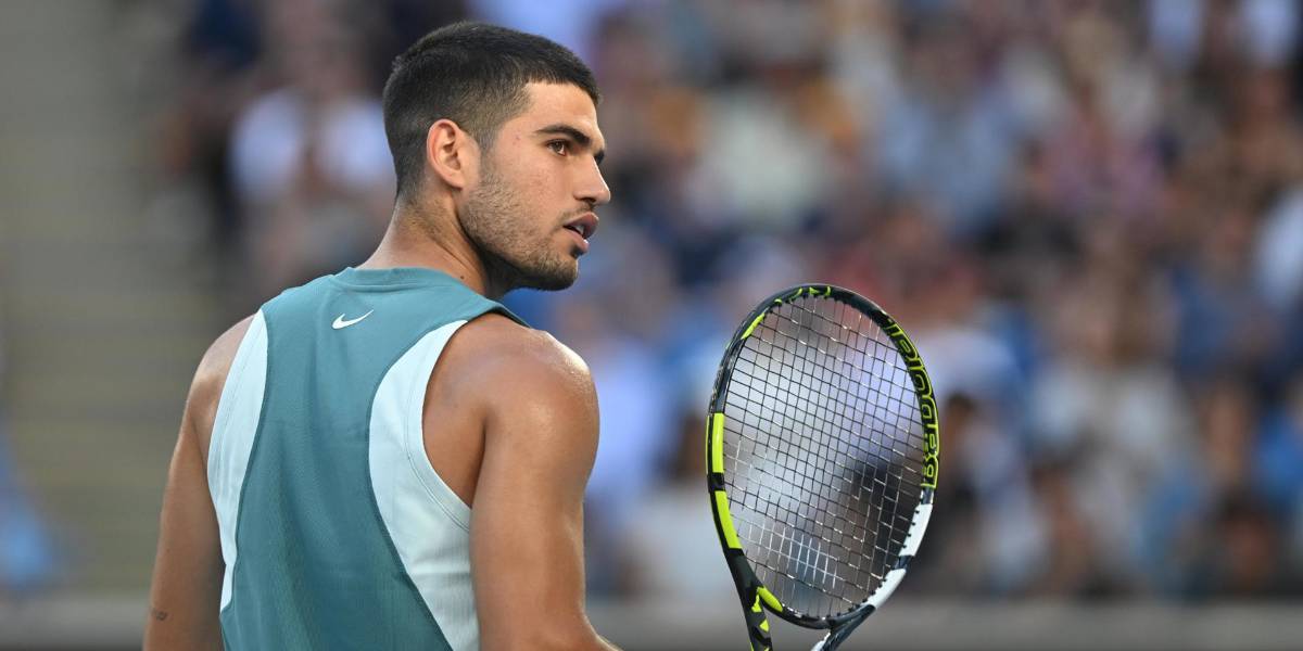 Carlos Alcaraz: Es normal perder la concentración un poco, es el primer partido de la temporada