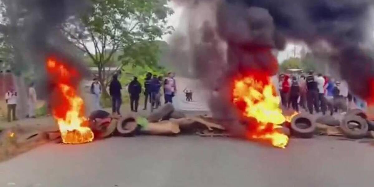 13 arrestados por disturbios y la quema de cuartel policial en Otavalo fueron procesados por terrorismo