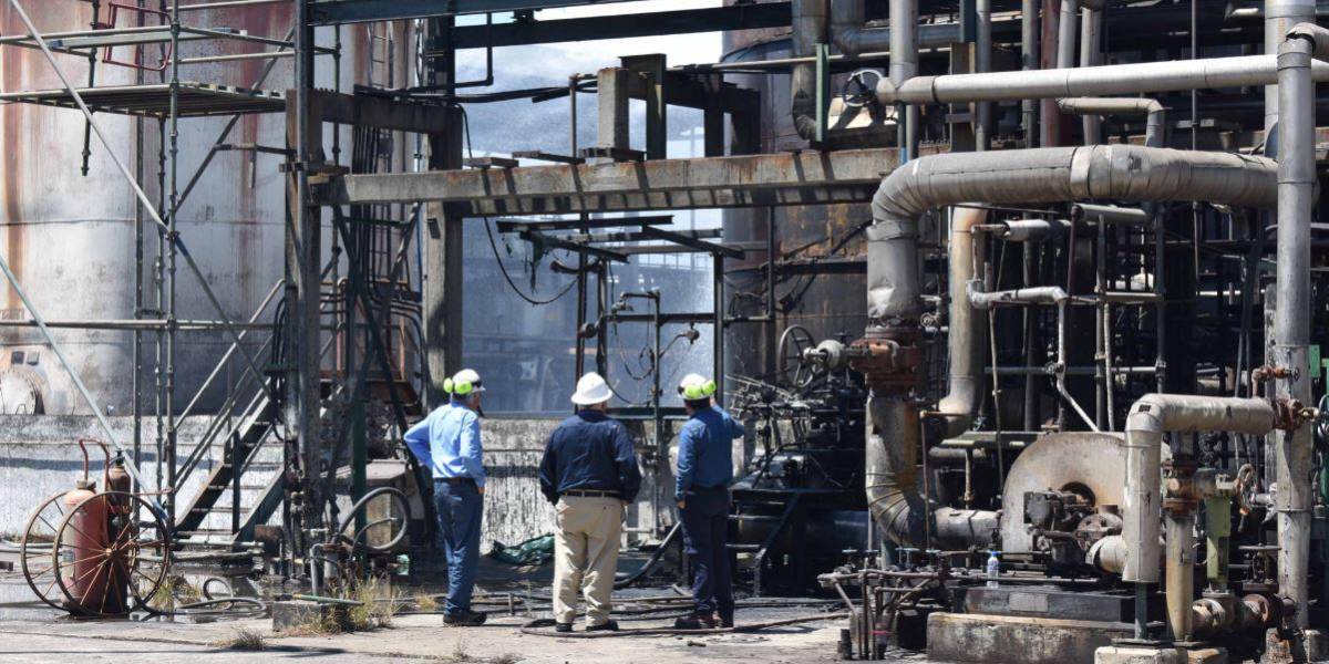 Las operaciones en la Refinería de Esmeraldas fueron declaradas en emergencia