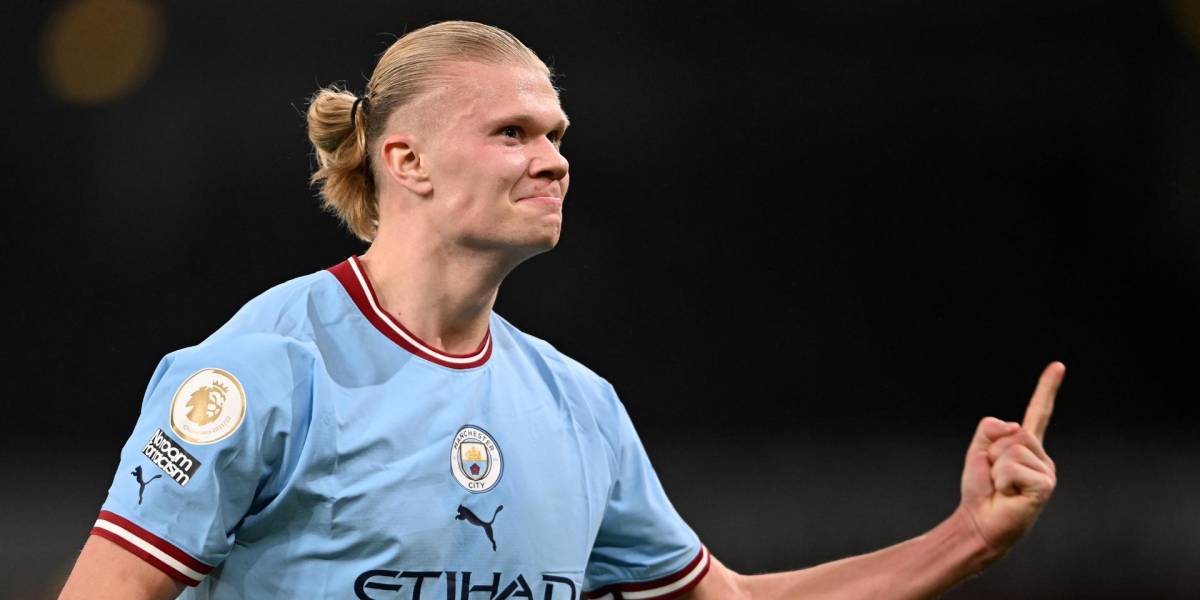 Erling Haaland igualó récord de Sergio 'Kun' Agüero en el Manchester City