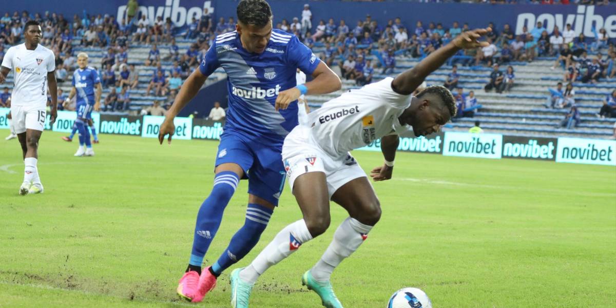 Emelec y LDUQ sellan un agónico empate que los estanca en la Liga Pro