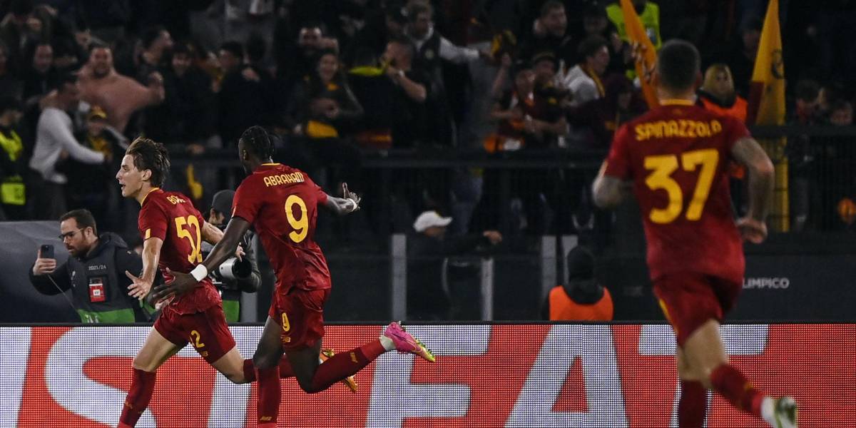Europa League: Roma venció al Bayer Leverkusen con gol de Bove en la semifinal de ida