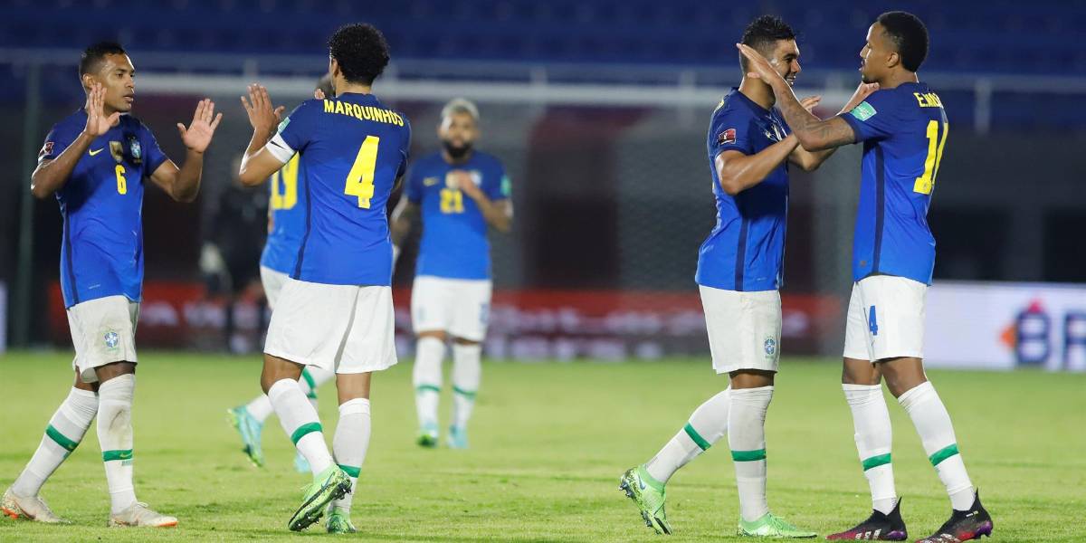 Brasil continúa su marca perfecta de victorias