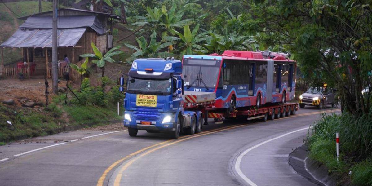 El primer trolebús eléctrico llegará al sur de Quito este sábado 18 de enero