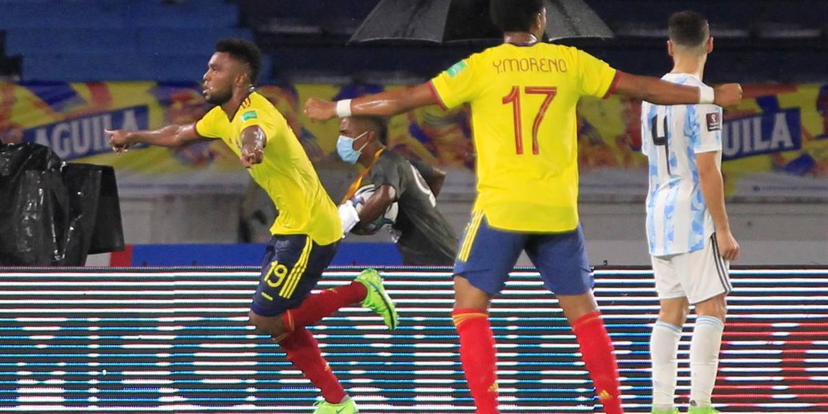 Colombia iguala agónicamente con Argentina