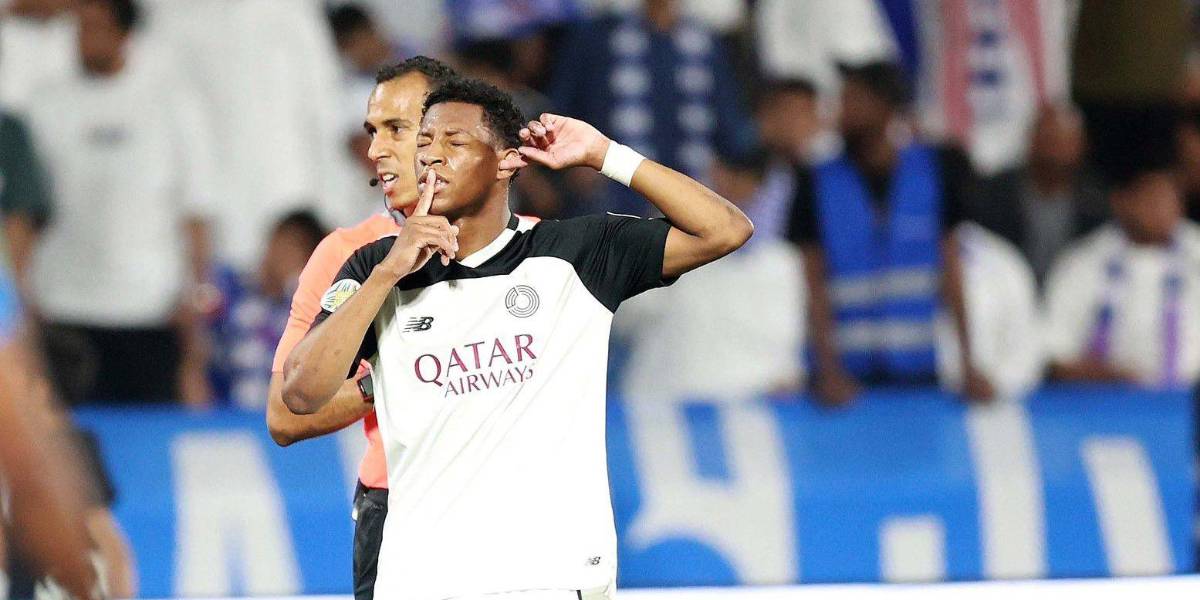 Gonzalo Plata marcó gol y asistió en goleada del Al Sadd por Champions League de Asia