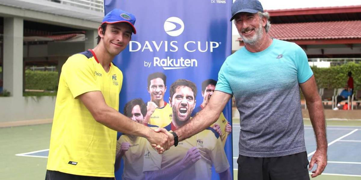 Andrés Andrade hará su debut en Copa Davis ante Suiza