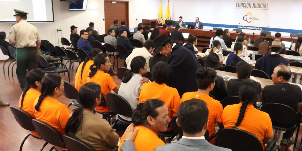 11 detenidos en Otavalo procesados por presunto terrorismo dejarán la prisión preventiva