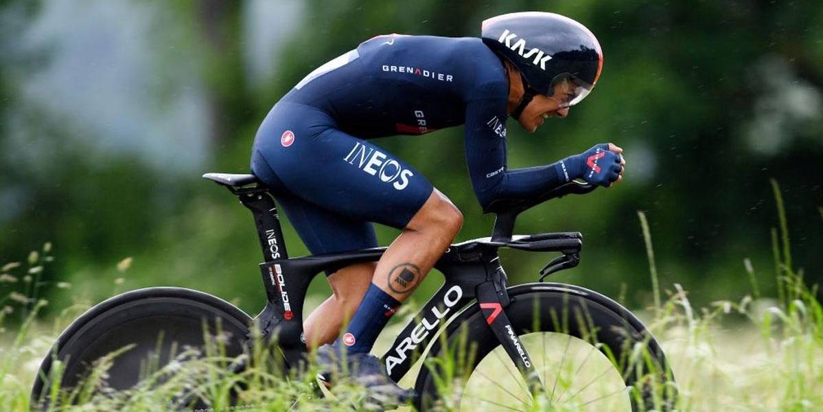 Carapaz cae al noveno lugar del Tour de Francia tras la prueba de Contrarreloj