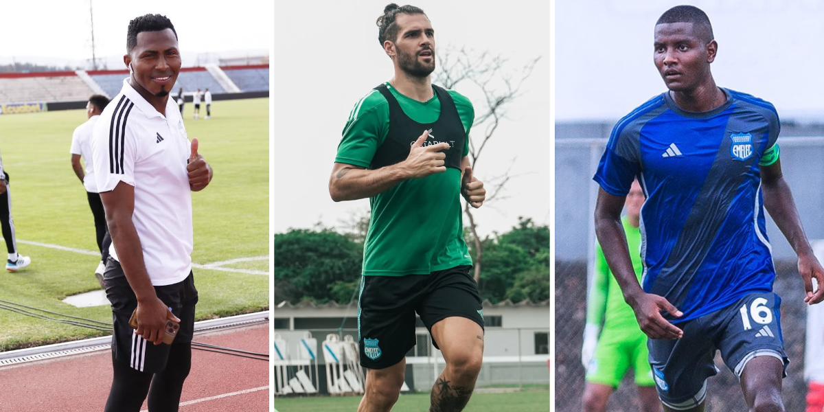 Tres jugadores de Emelec volverán en la tercera fecha de la LigaPro Ecuabet