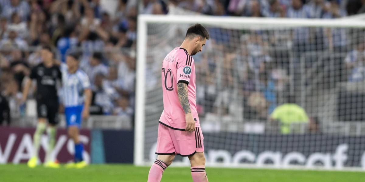 El Inter Miami, de Lionel Messi, fue aplastado por Monterrey en cuartos de final de la Concachampions