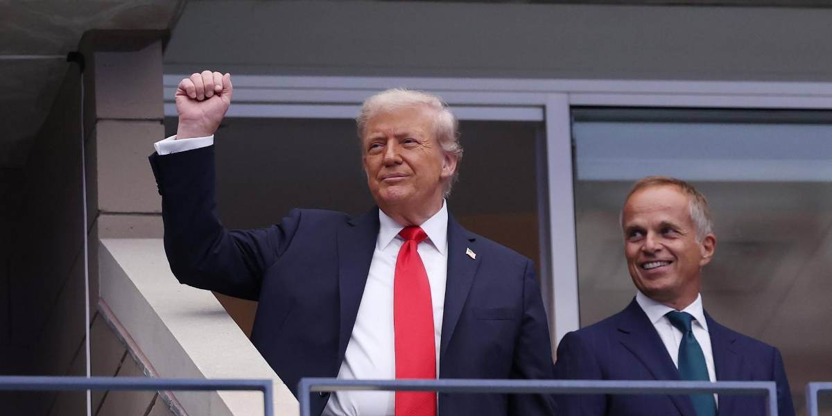 Donald Trump fue abucheado en la final del US Open