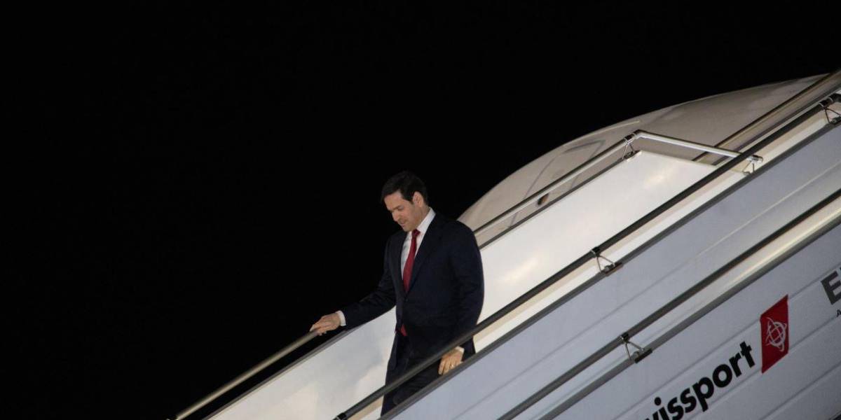 Marco Rubio llegó a Ecuador para abordar seguridad, migración y economía