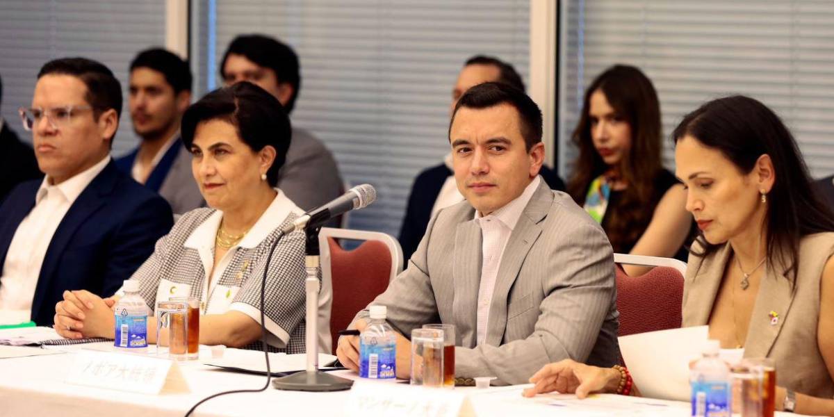 Daniel Noboa se reunió con empresarios japoneses como primer paso para un acuerdo comercial