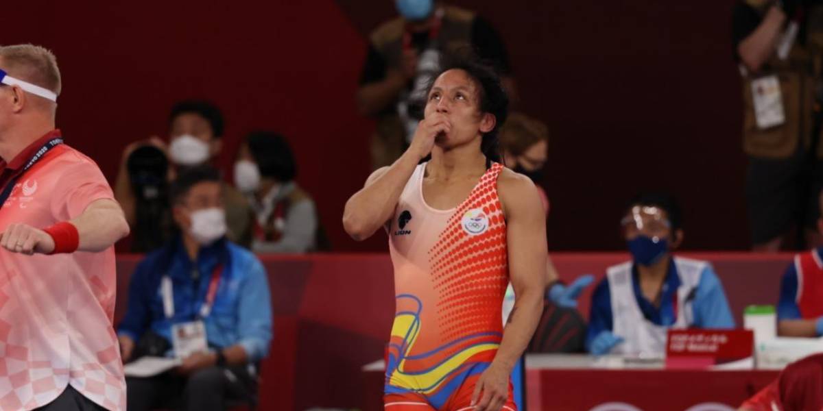 La luchadora Luisa Valverde gana diploma olímpico