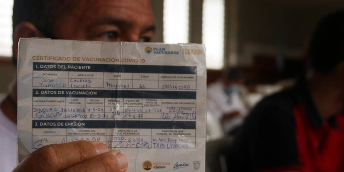 Más de un millón de personas en Ecuador no están interesadas en vacunarse contra el COVID-19