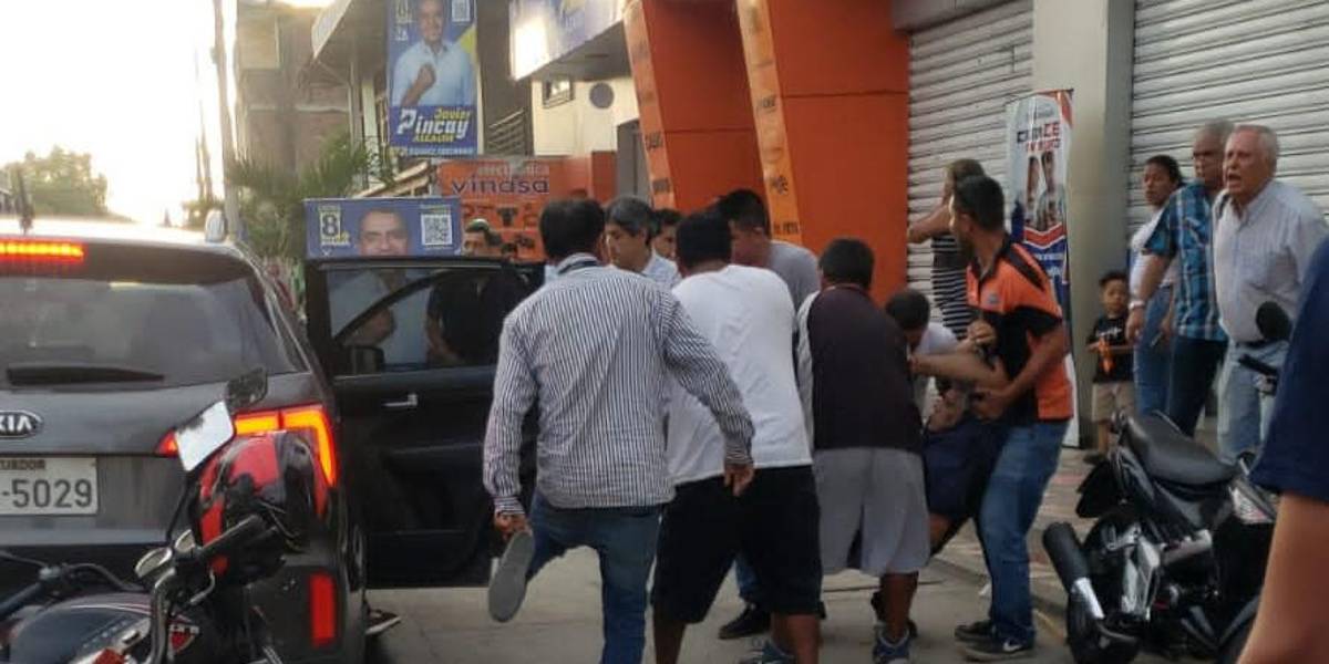 Segundo atentado contra Javier Pincay, candidato a la Alcaldía de Portoviejo
