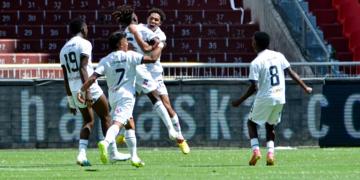 Liga de Quito goleó 6-0 a Barcelona y se proclamó campeón del torneo sub 17
