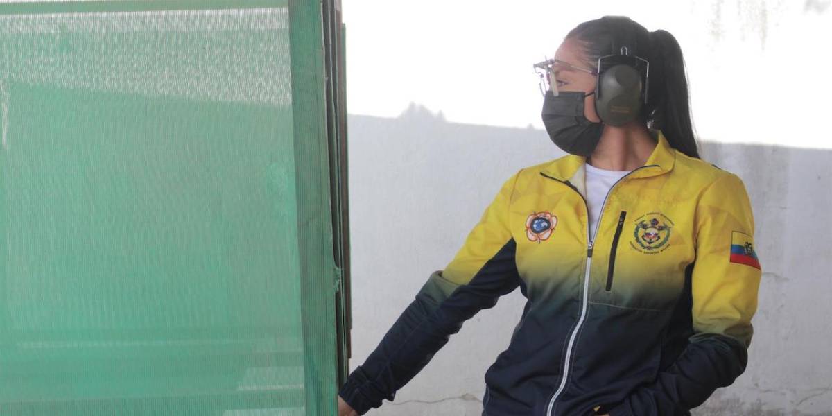 Durango, la primera militar ecuatoriana en llegar a unos Juegos Olímpicos