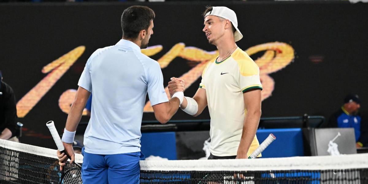 Novak Djokovic cedió un set ante Dino Prizmic, pero ganó en su estreno en el Abierto de Australia