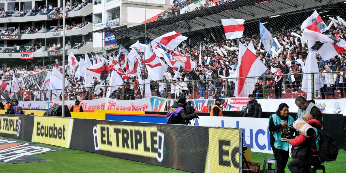Los hinchas de Liga de Quito podrán ver la final de vuelta en el estadio Rodrigo Paz Delgado