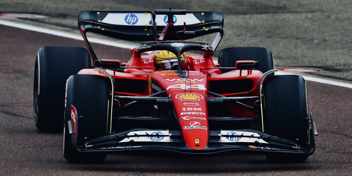 Lewis Hamilton sufrió accidente leve en las pruebas privadas de Ferrari