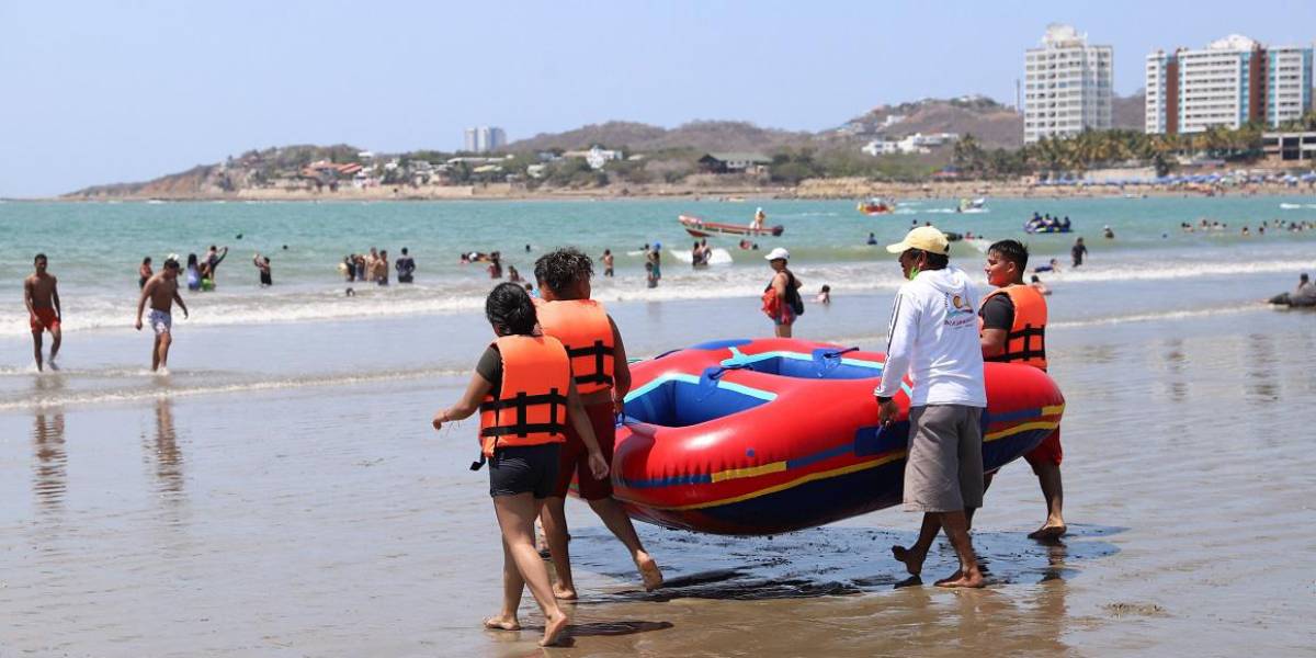 Expectativa en playas de Guayas y Santa Elena por el feriado de Fin de Año