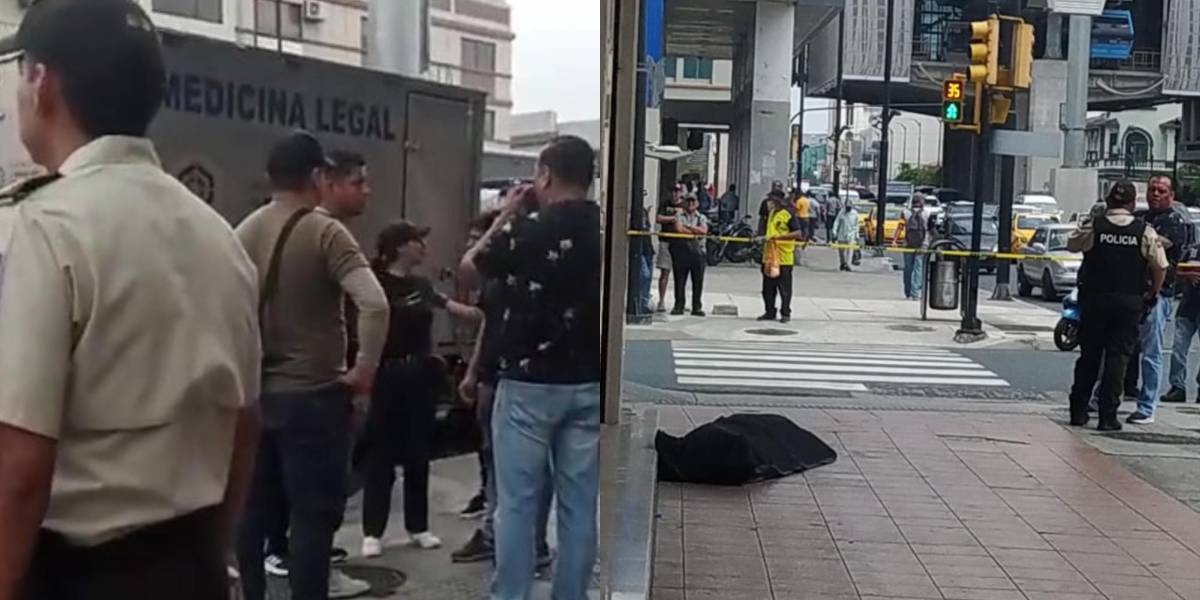 Un hombre fue víctima de sicariato en el centro de Guayaquil
