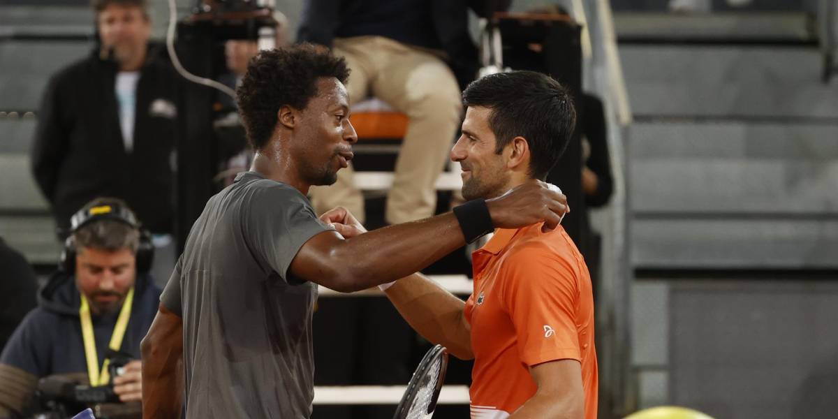Novak Djokovic derrotó a Monfils en el Masters 1000 de Madrid