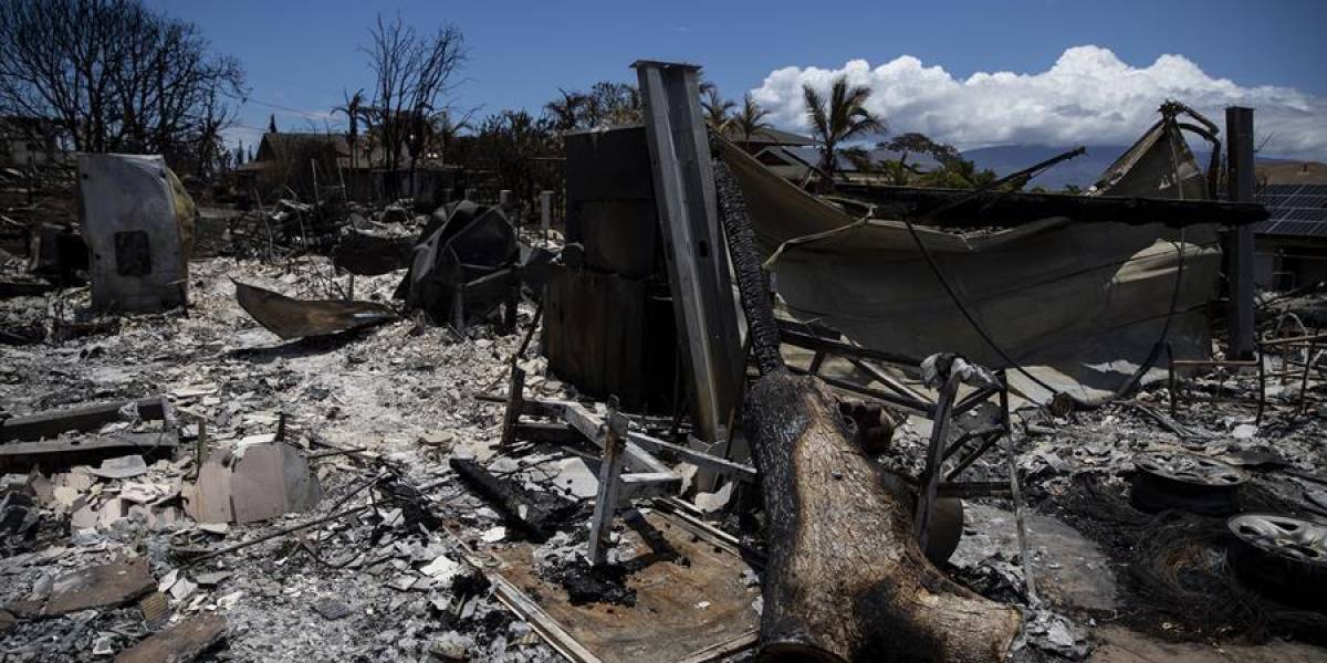 Hawái: la cifra de muertos por los incendios supera los 100, con solo cinco cuerpos identificados
